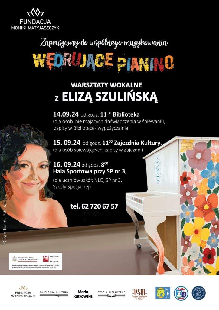 wedrujace pianino plakat